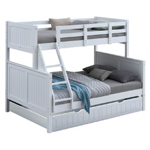 Lincoln I Single Over Double Bunk Bed with Trundle
